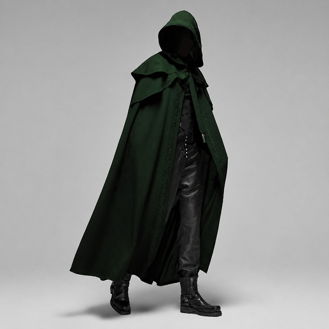 Lucien - Cape à capuche élégante de style gothique