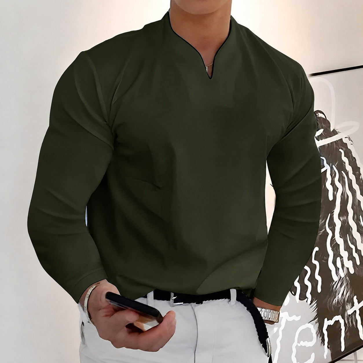 Corentin - Chemise élégante à manches longues pour hommes