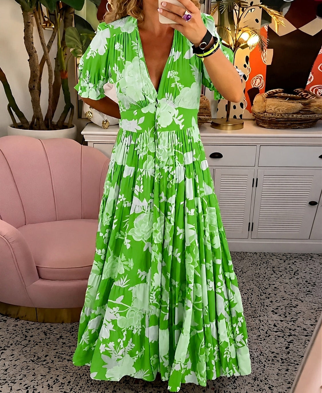 Emmie - Robe Fleurie Ample