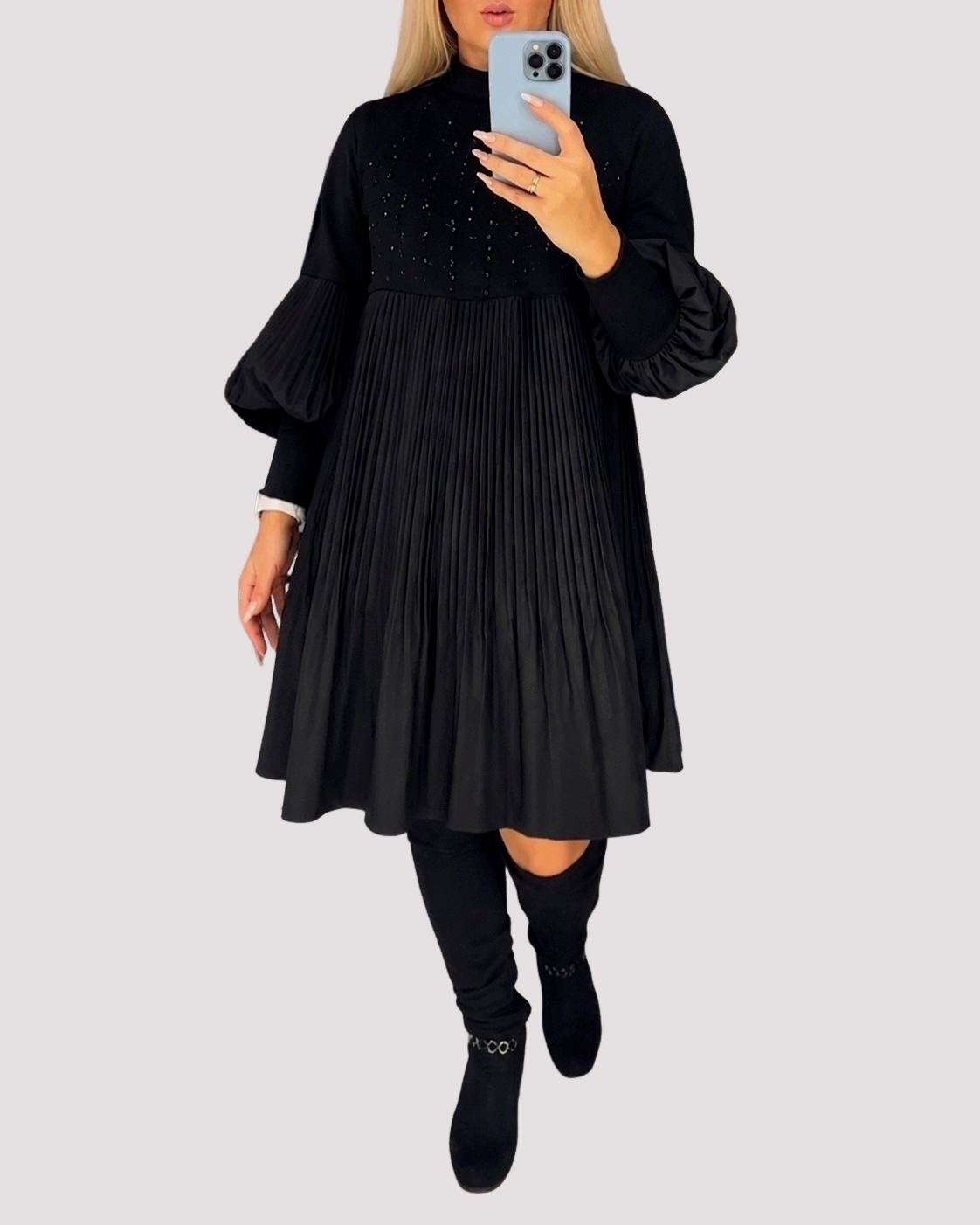 Daisy - Robe à manches amples élégante