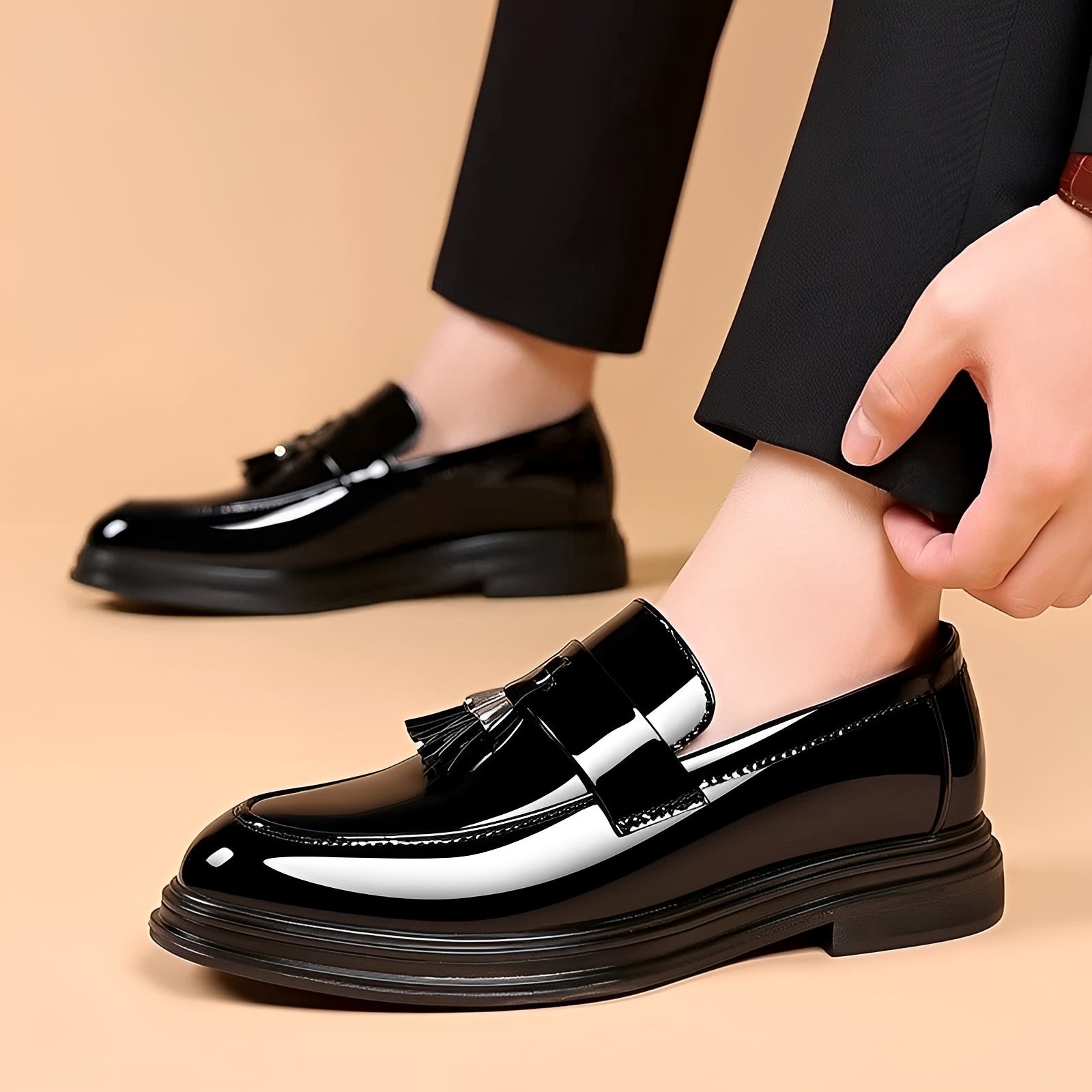 Jeevan - Chaussures élégantes avec semelles douces en caoutchouc