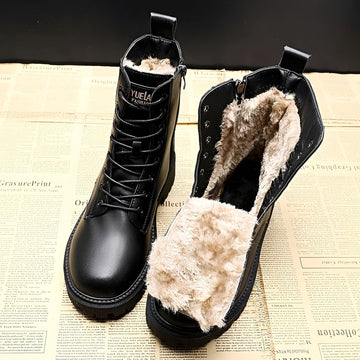Adelpha - Bottes d'hiver noires pour jours froids