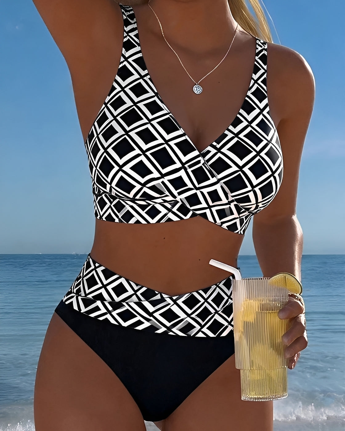 Katelyn - Maillot de Bain Deux Pièces Élégant