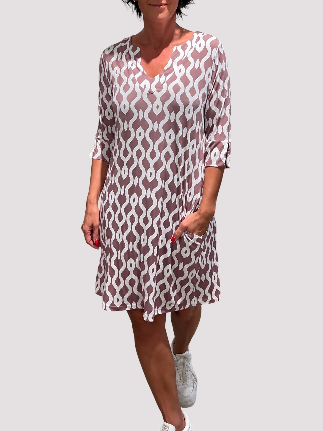 Jazmin - Robe Midi Ample à Volants
