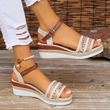 Sosa - Sandales à Talons Compensés Confortables