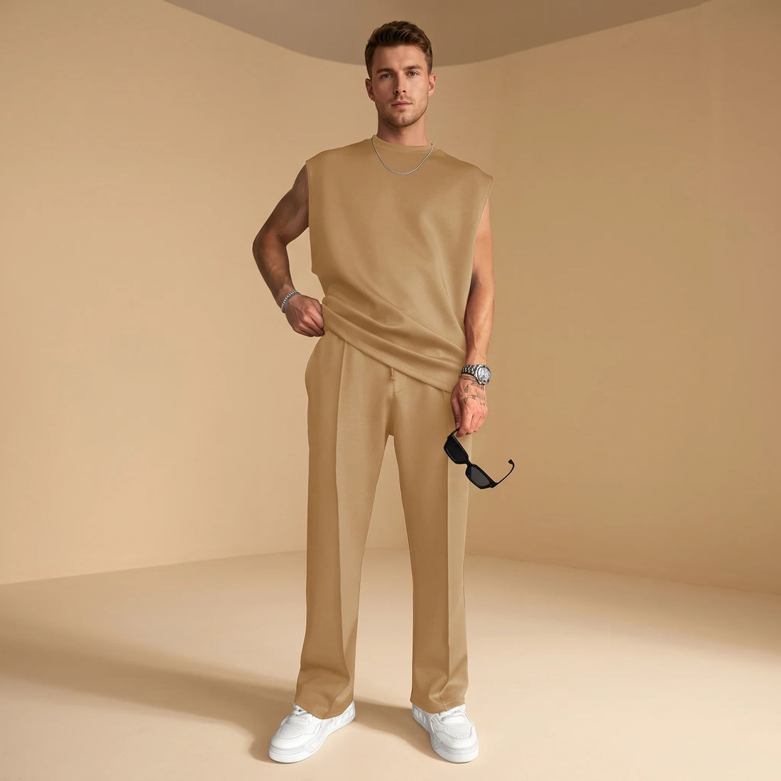 Kody - Ensemble Débardeur et Pantalon Minimaliste