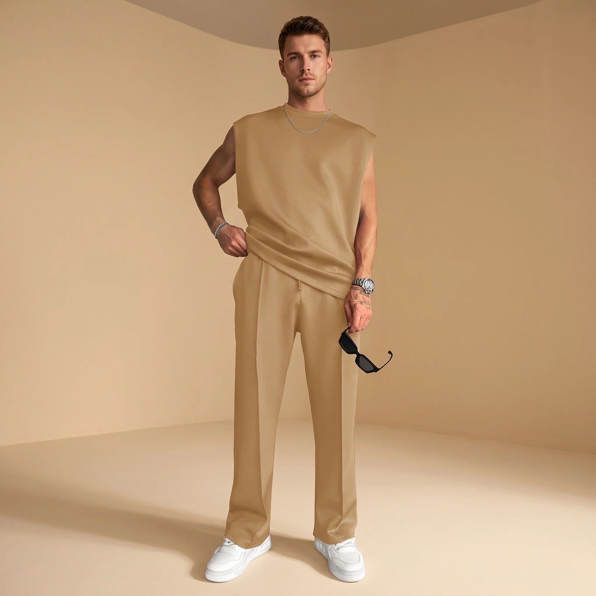 Kody - Ensemble Débardeur et Pantalon Minimaliste