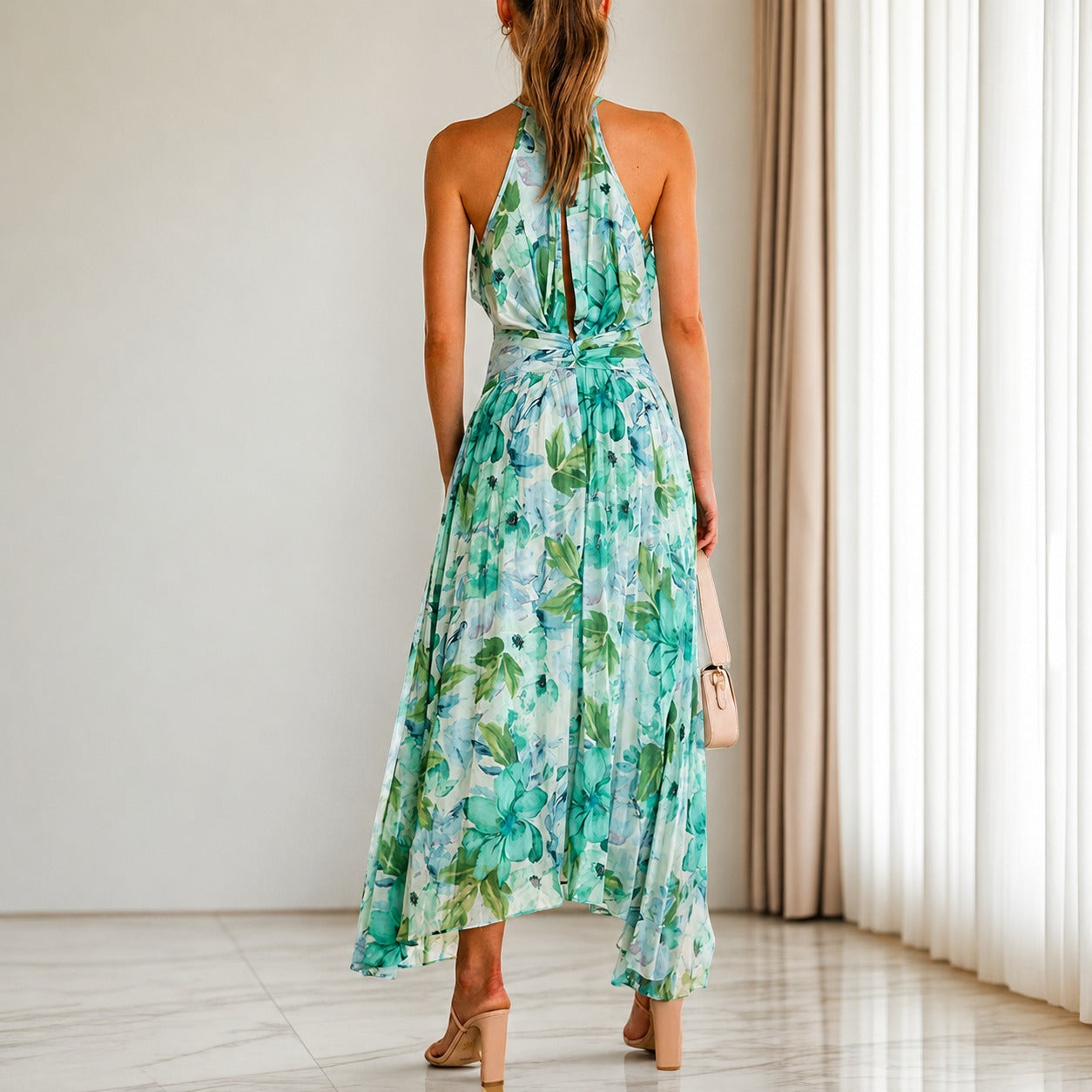 Emaan - Robe longue fleurie élégante