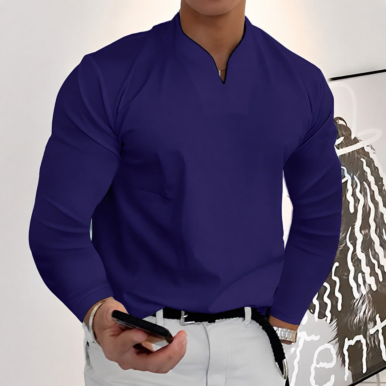 Corentin - Chemise élégante à manches longues pour hommes