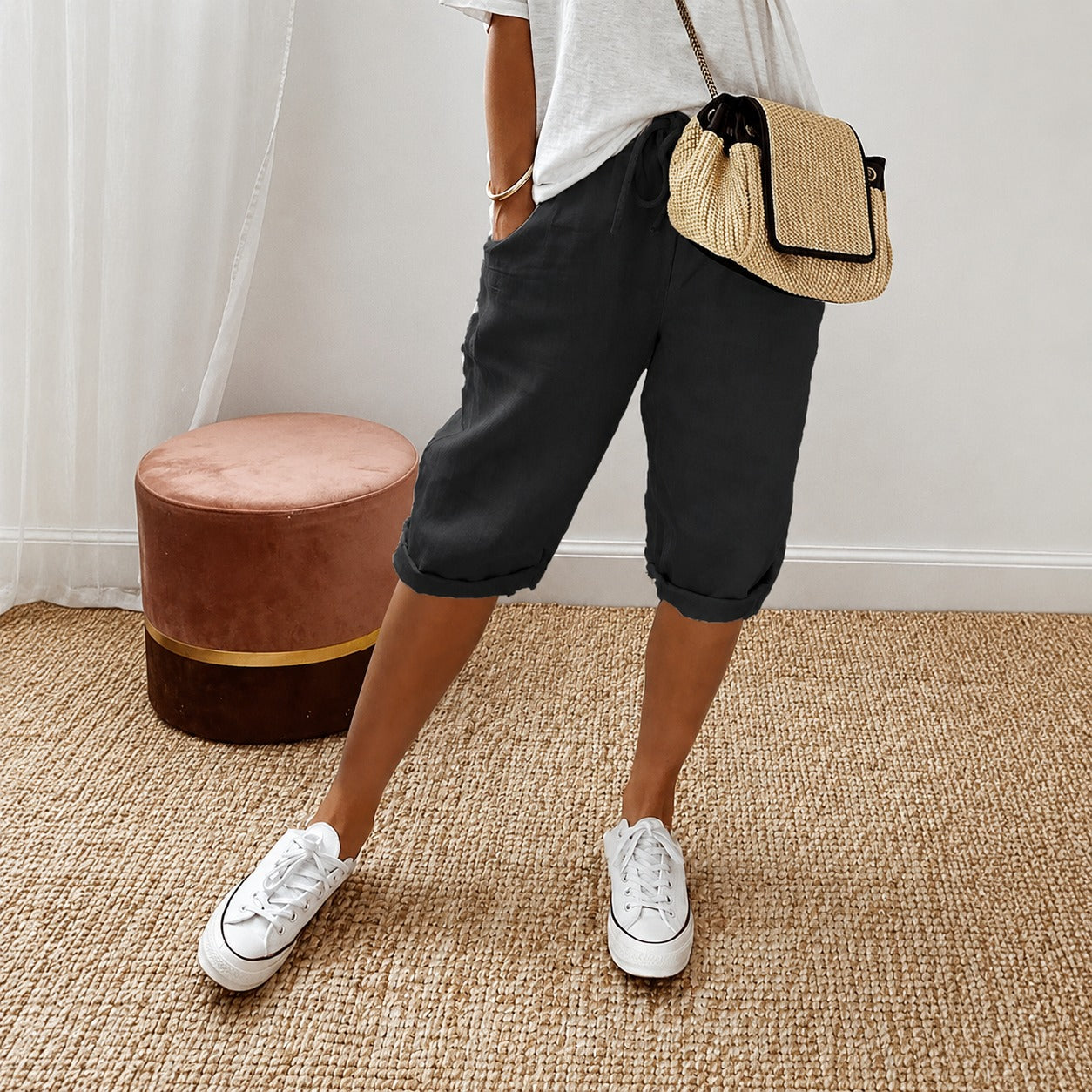Ella - Shorts décontractés avec propriétés d'évacuation de l'humidité