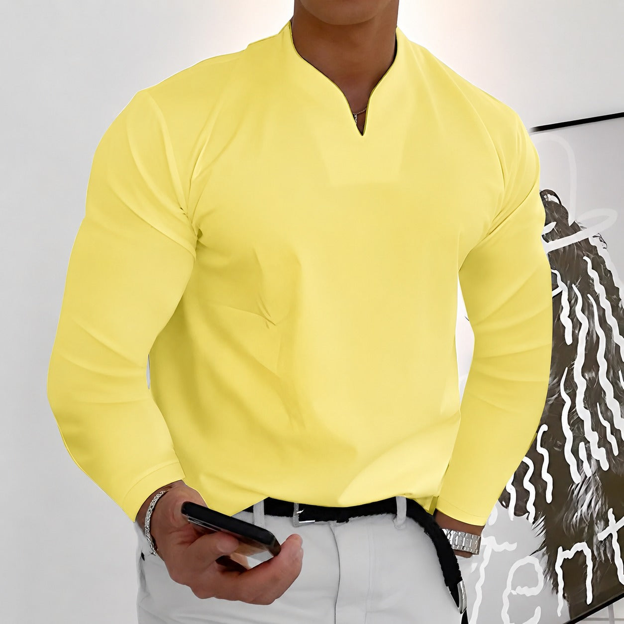 Corentin - Chemise élégante à manches longues pour hommes