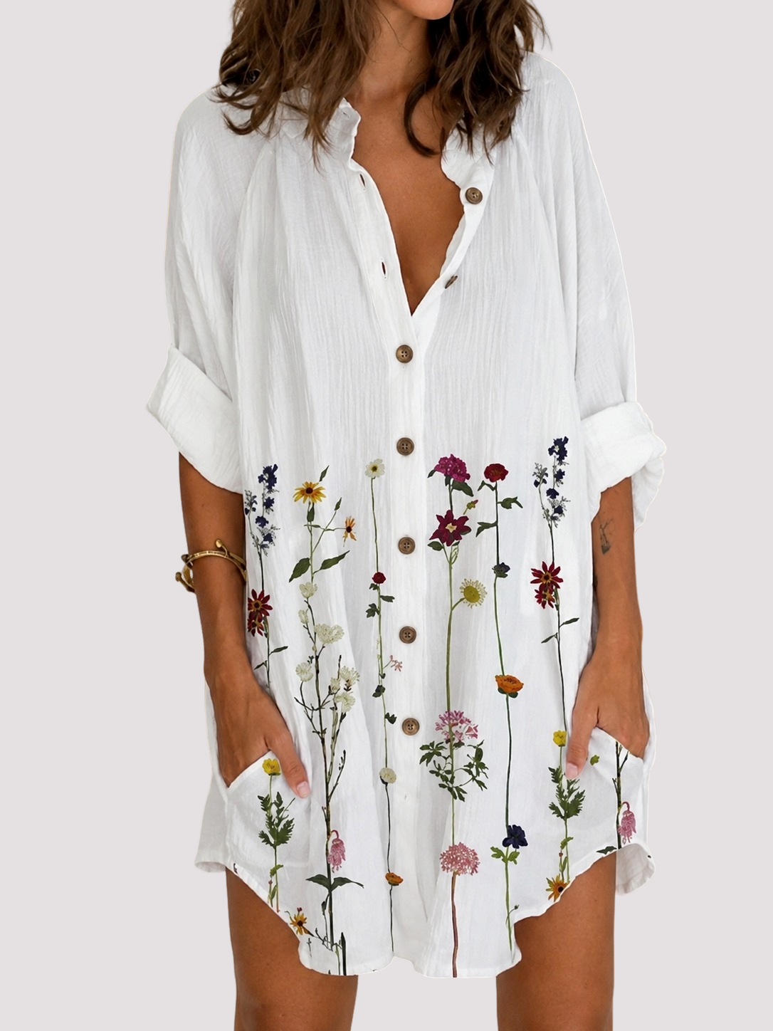 Esha - Robe Élégante à Manches Longues