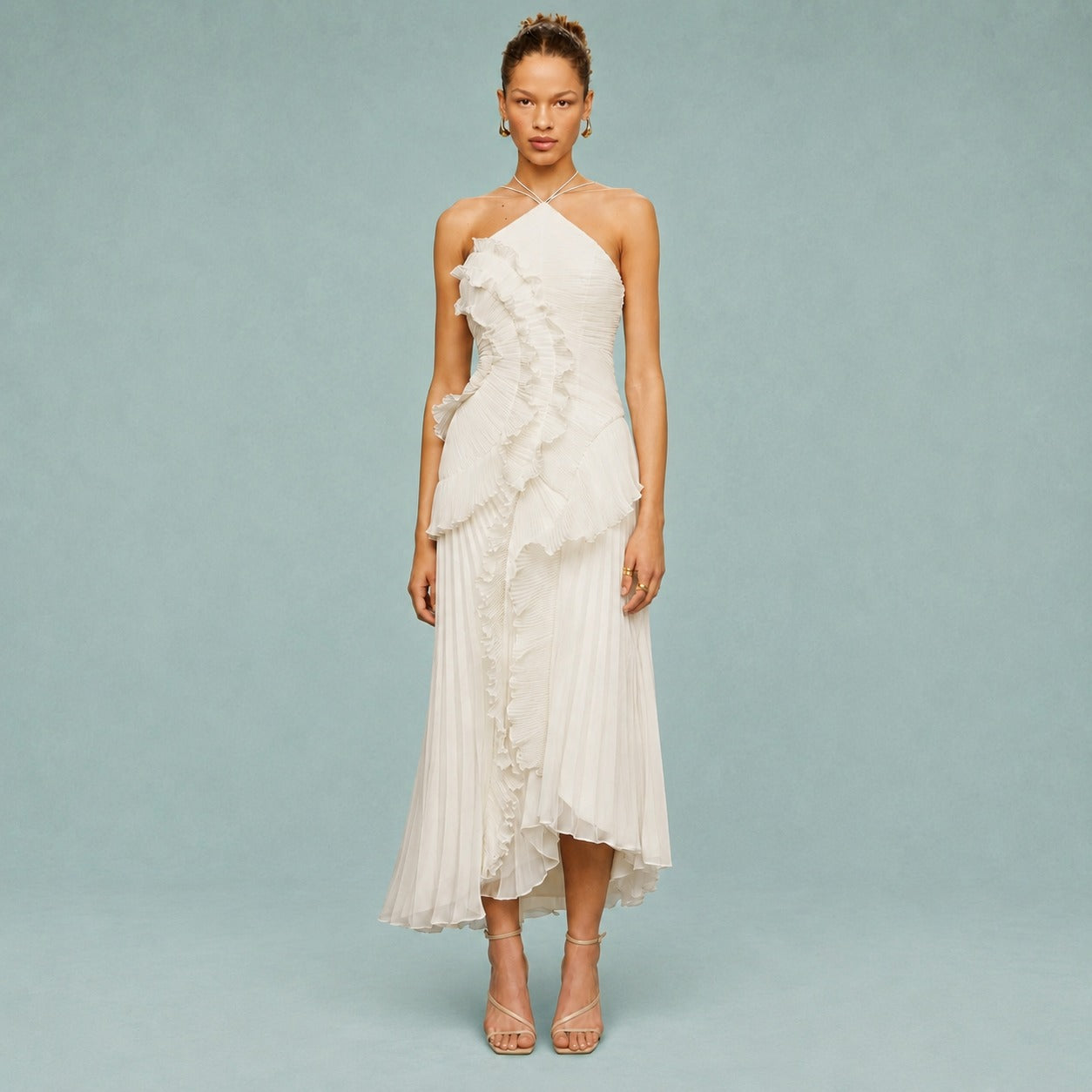 Roxan - Robe Longue avec Une Épaule Asymétrique