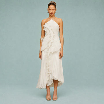 Roxan - Robe Longue avec Une Épaule Asymétrique