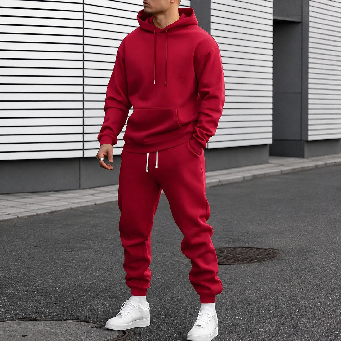 Arvel - Ensemble de survêtement confortable avec capuche pour homme
