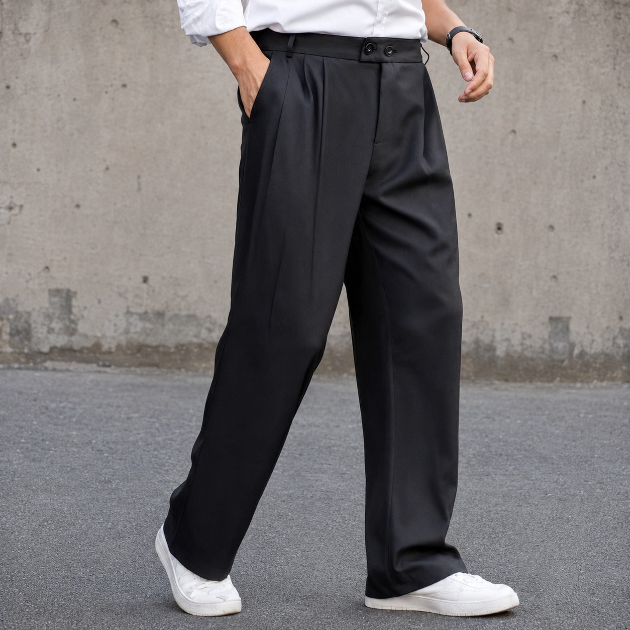 Clayton - Pantalon ample et décontracté