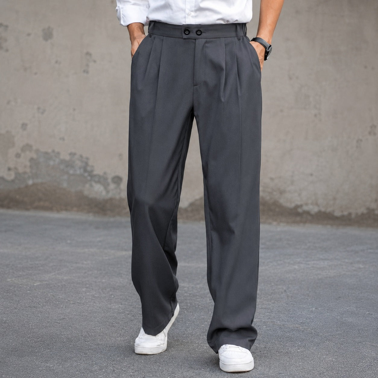 Clayton - Pantalon ample et décontracté
