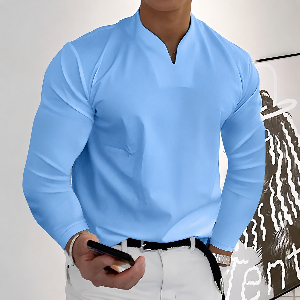 Corentin - Chemise élégante à manches longues pour hommes