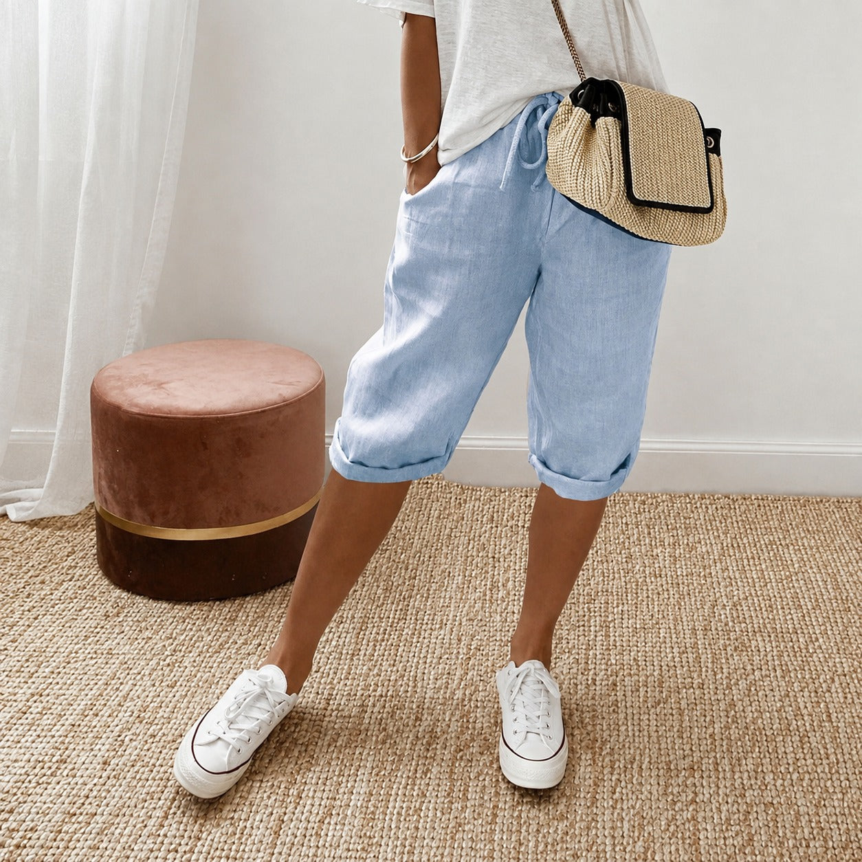 Ella - Shorts décontractés avec propriétés d'évacuation de l'humidité