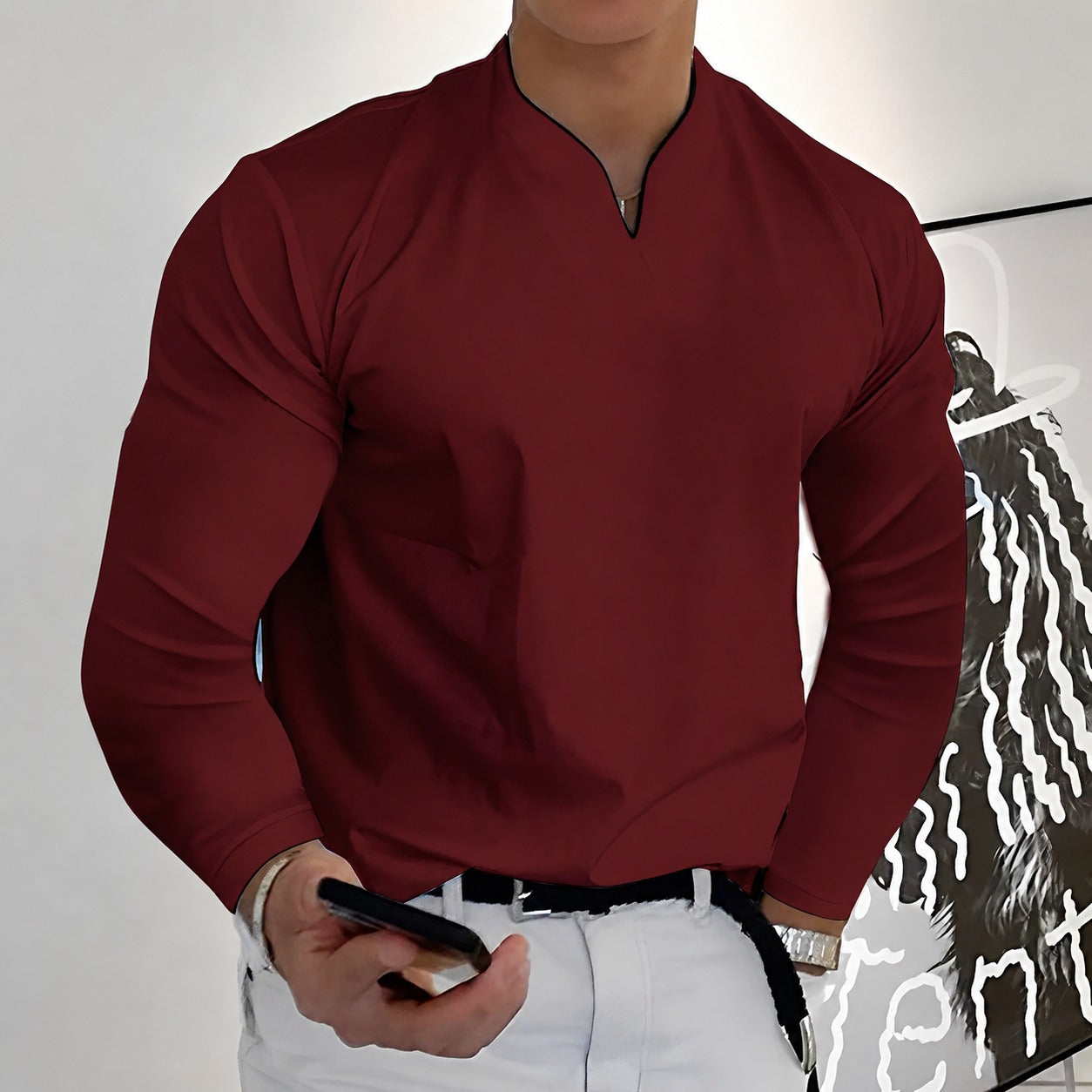 Corentin - Chemise élégante à manches longues pour hommes