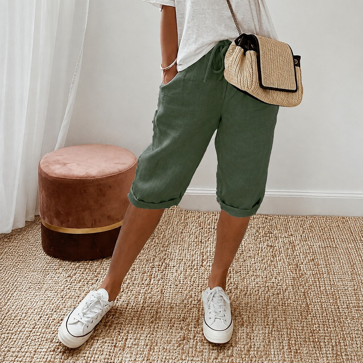 Ella - Shorts décontractés avec propriétés d'évacuation de l'humidité