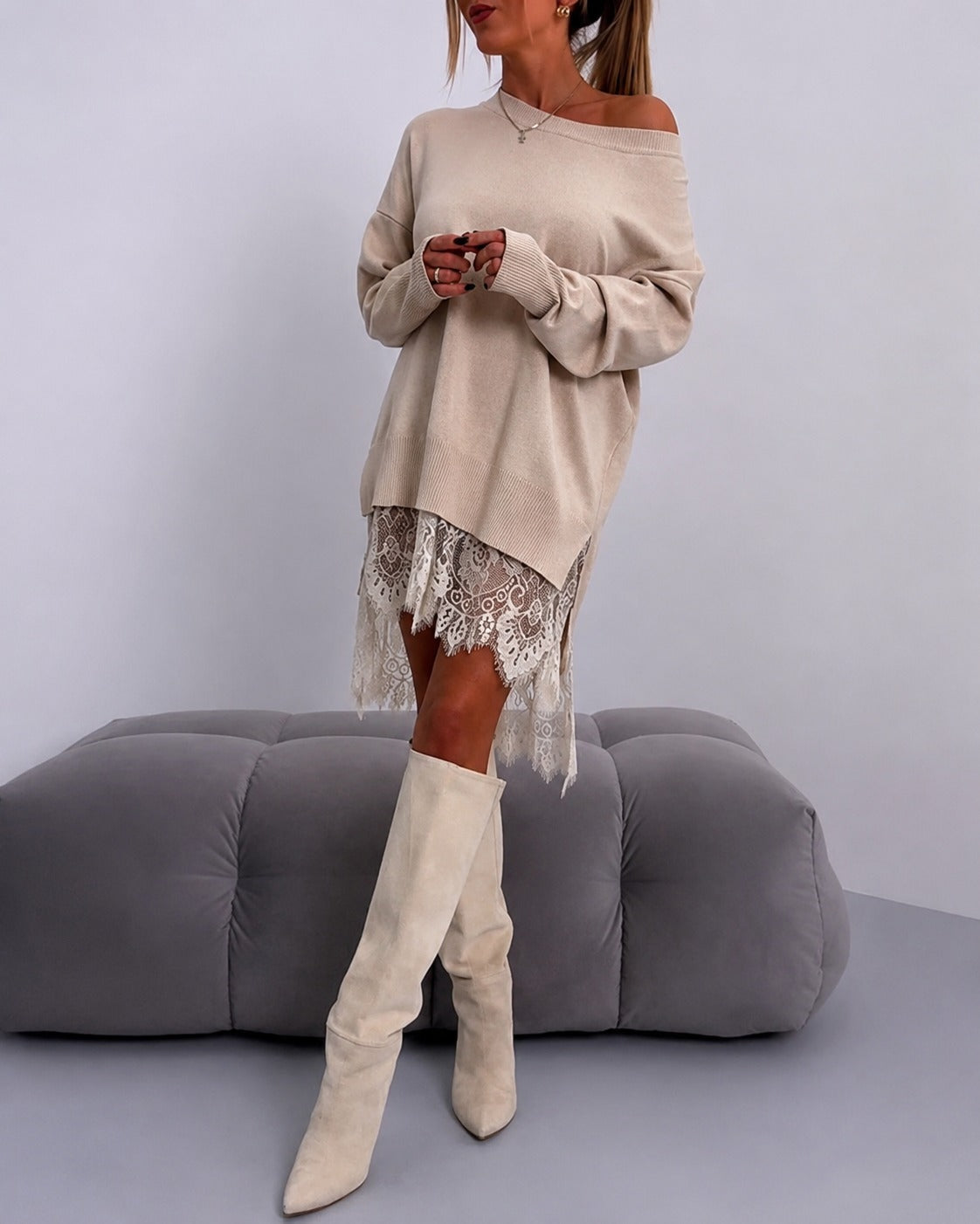 Eleanor - Robe Élégante Épaules Dénudées