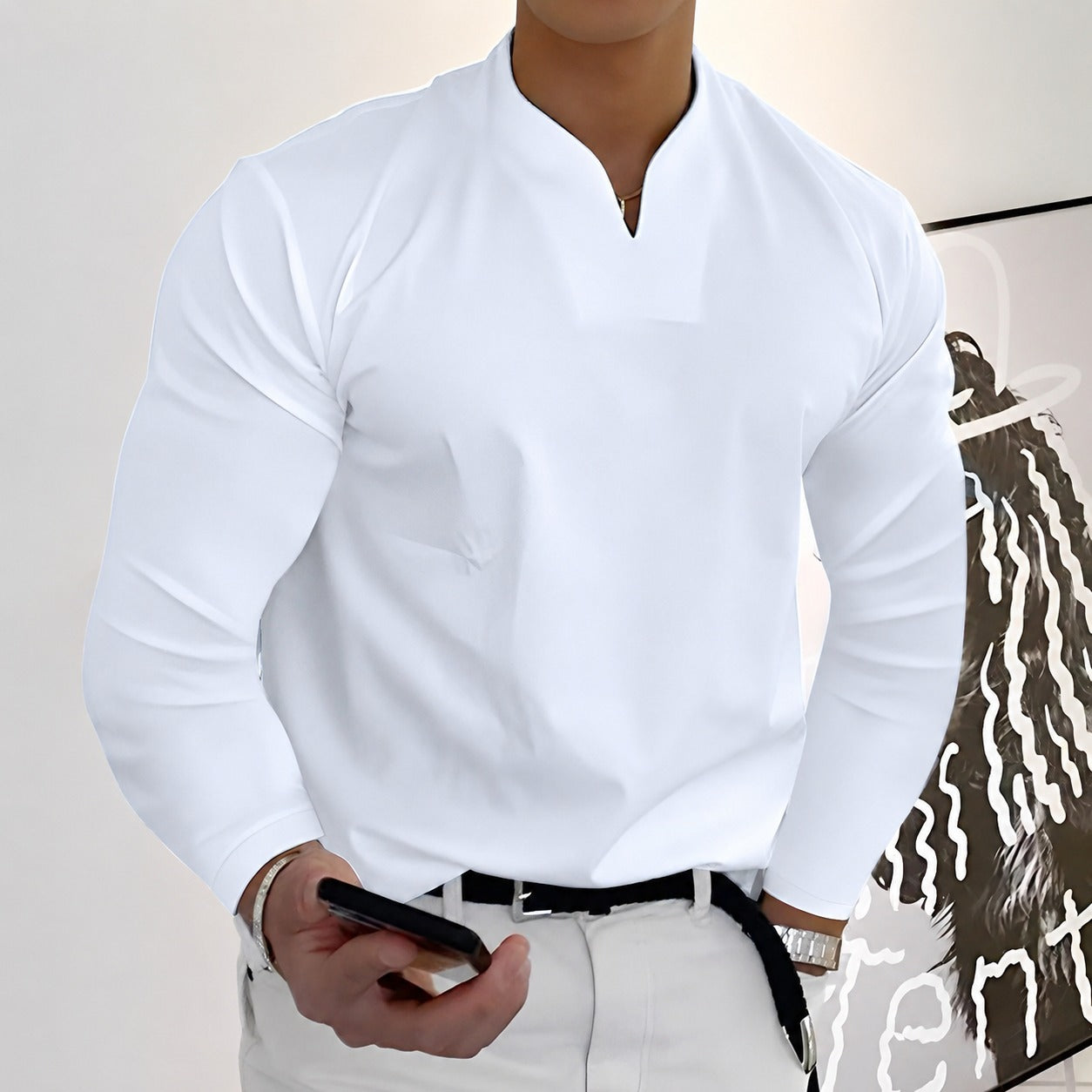 Corentin - Chemise élégante à manches longues pour hommes