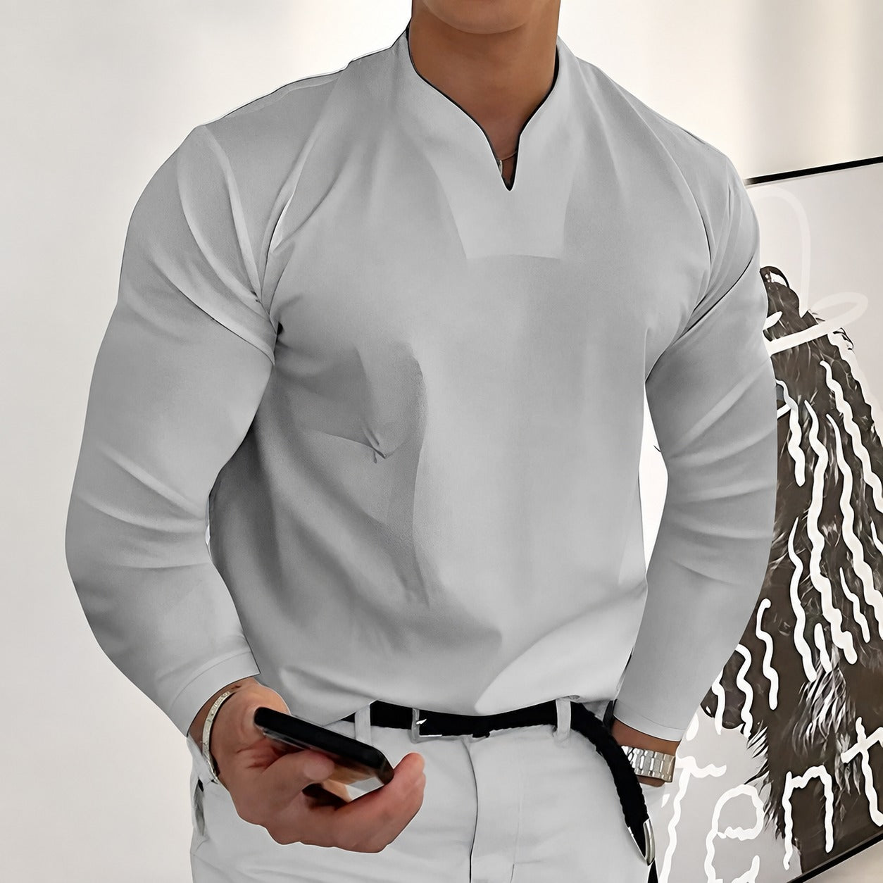 Corentin - Chemise élégante à manches longues pour hommes