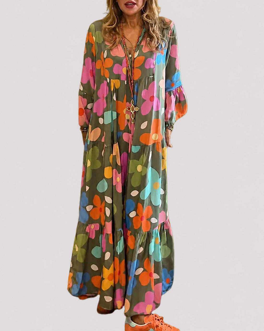 Alana - Robe Colorée Ample
