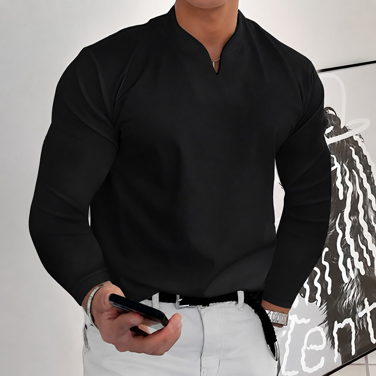 Corentin - Chemise élégante à manches longues pour hommes