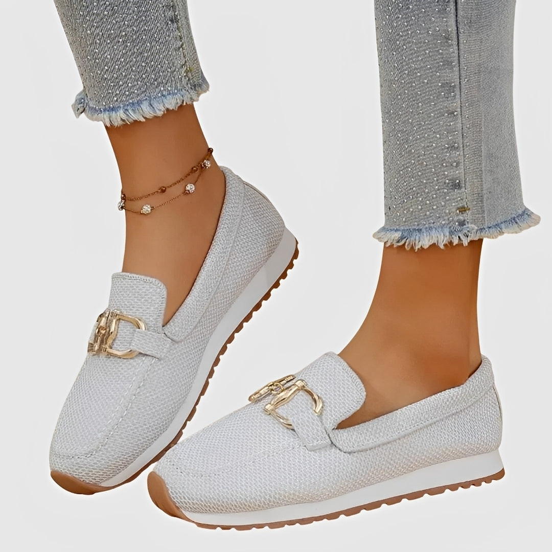 Elle - Mocassins Confort avec Boucle