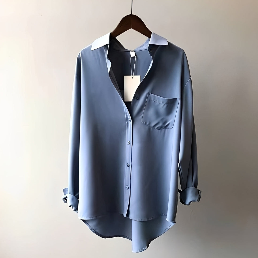 Hajra - Blouse à Col Formelle