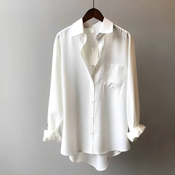 Hajra - Blouse à Col Formelle