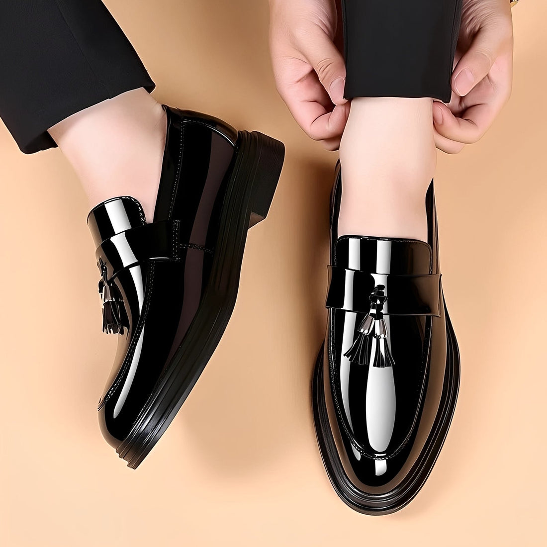 Jeevan - Chaussures élégantes avec semelles douces en caoutchouc