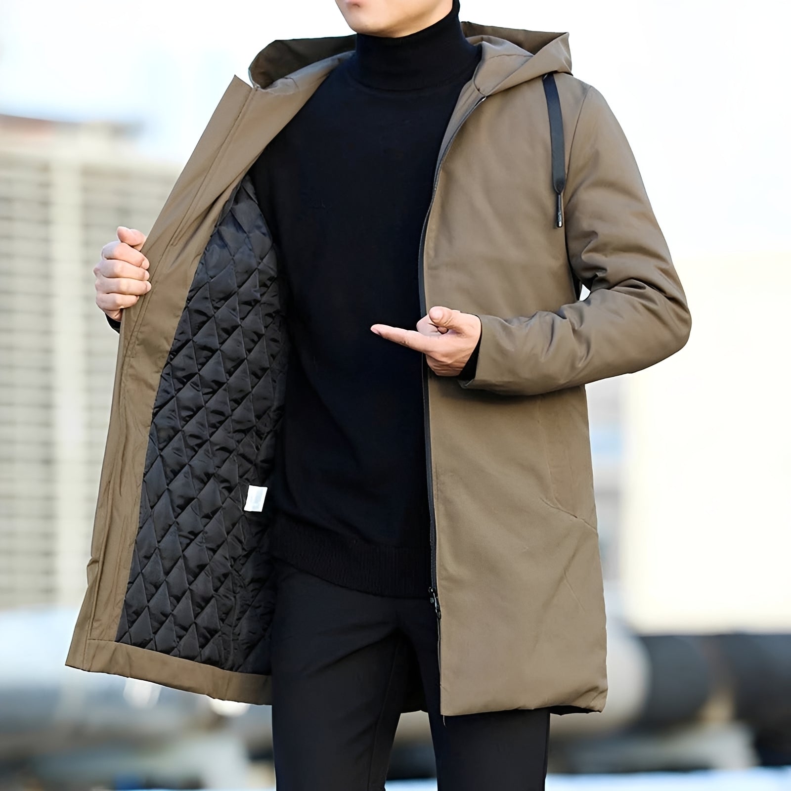 Nicola - Manteau d'hiver élégant et imperméable