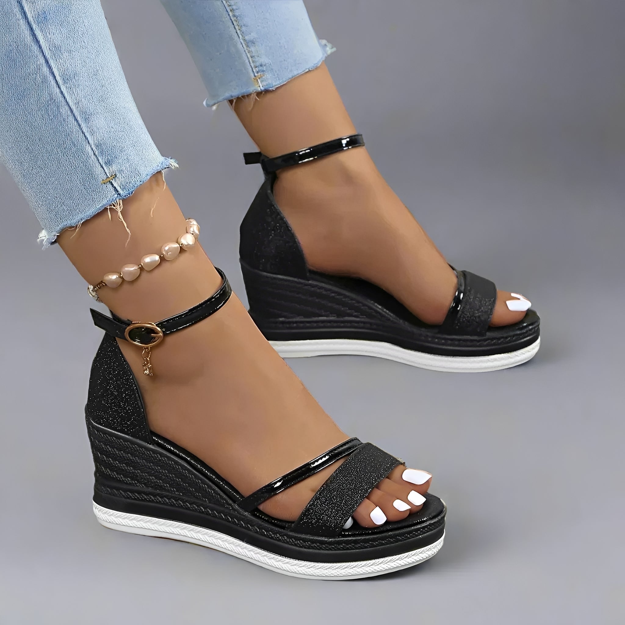 Mildred - Sandales stylées avec fermeture