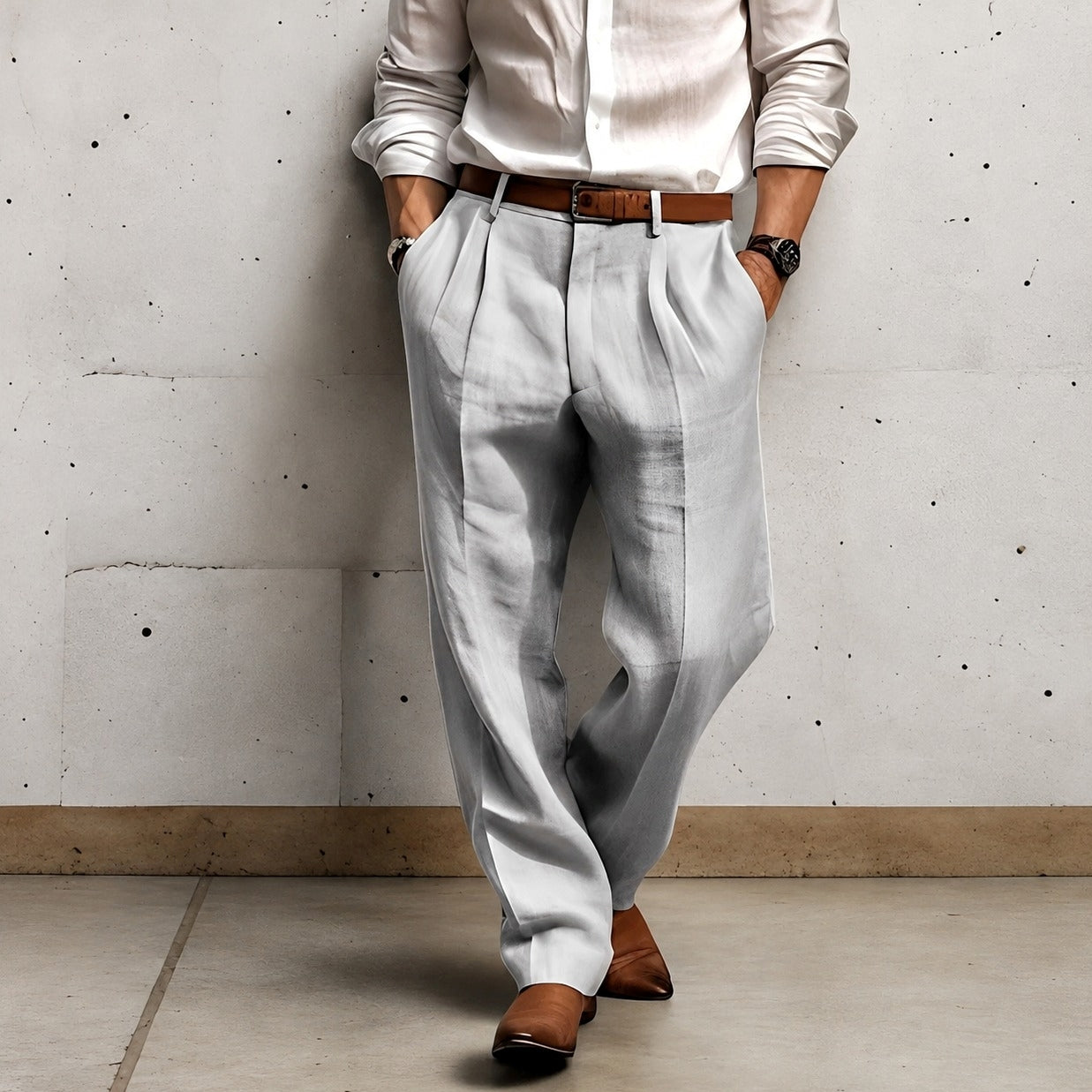 Aaden - Pantalons décontractés et amples pour hommes