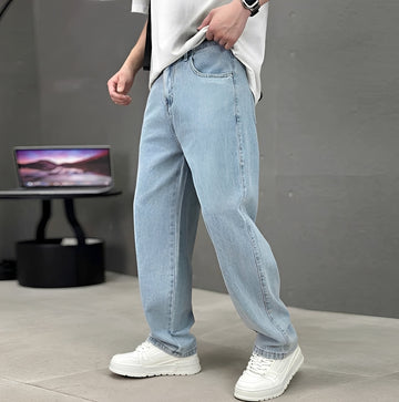 Garza - Jeans Détendu à Coupe Droite