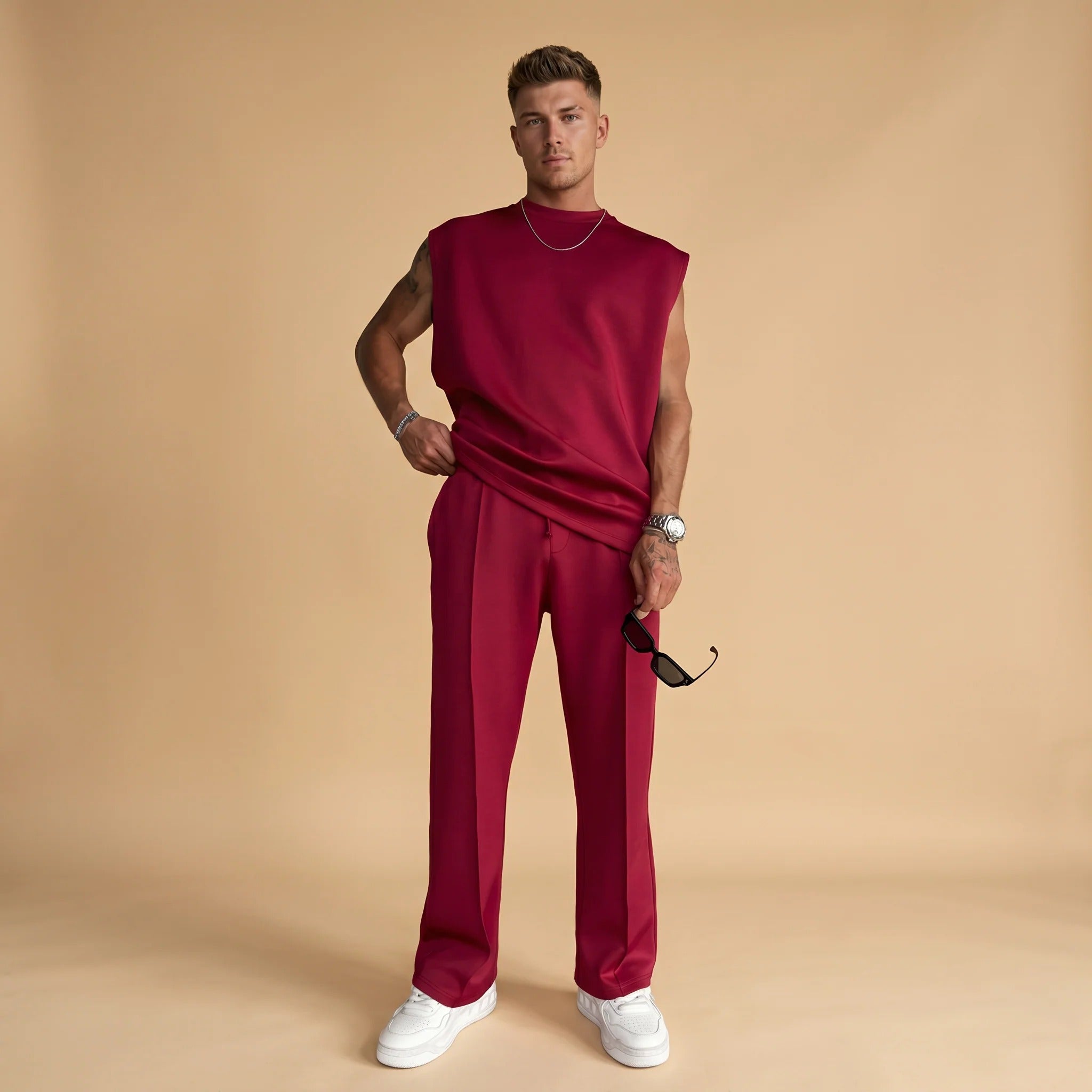Kody - Ensemble Débardeur et Pantalon Minimaliste