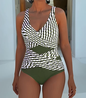 Karen - Maillot de Bain Croisé Élégant