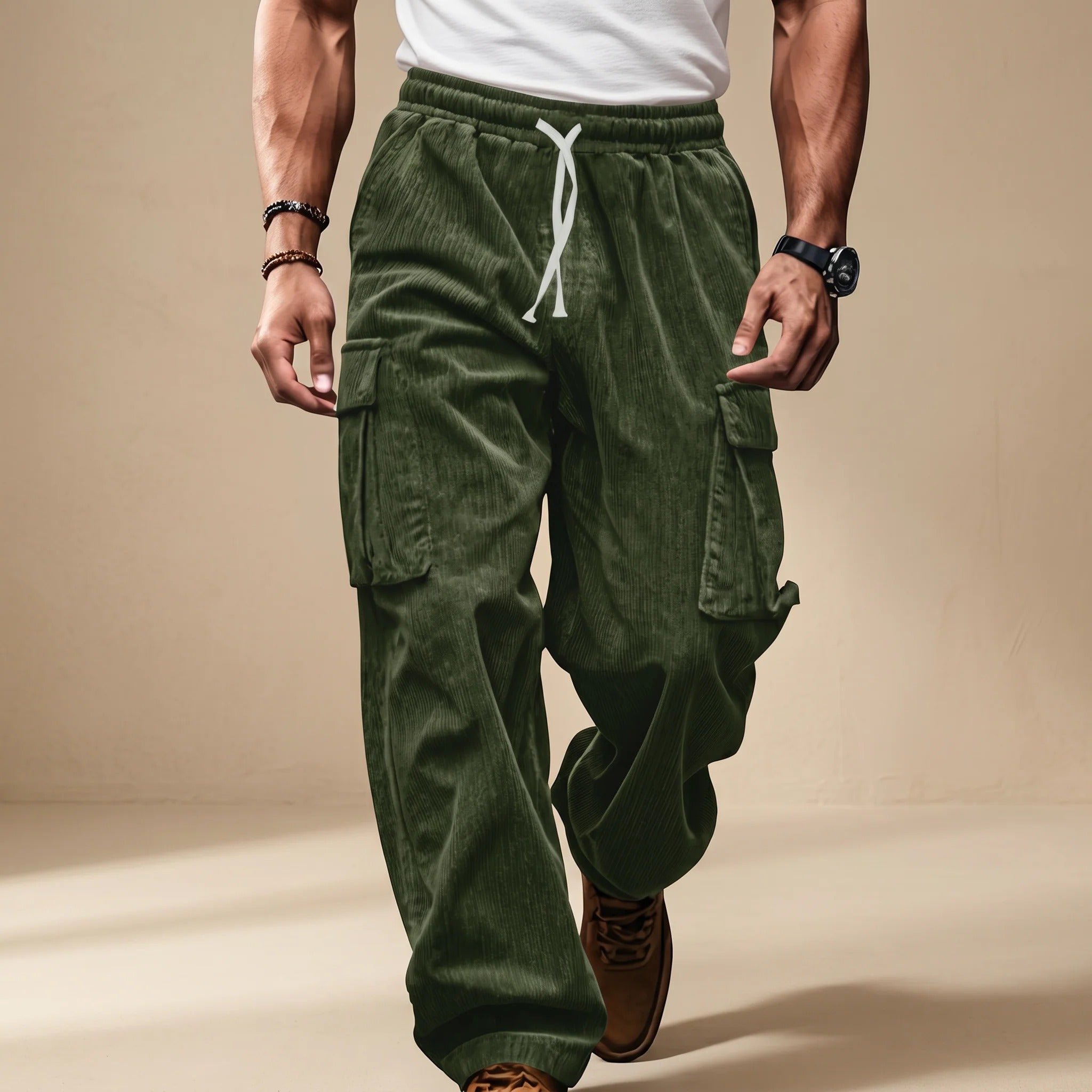 Dawson - Pantalon Cargo Ample