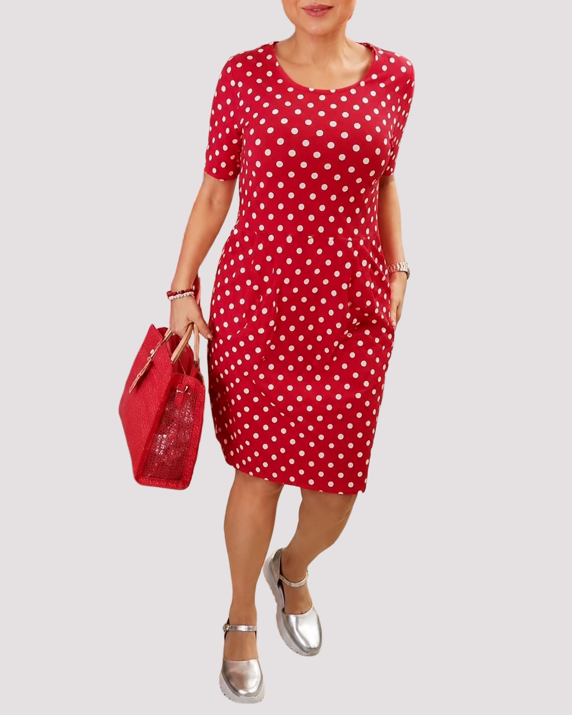 Carolyn - Robe Décontractée à Pois