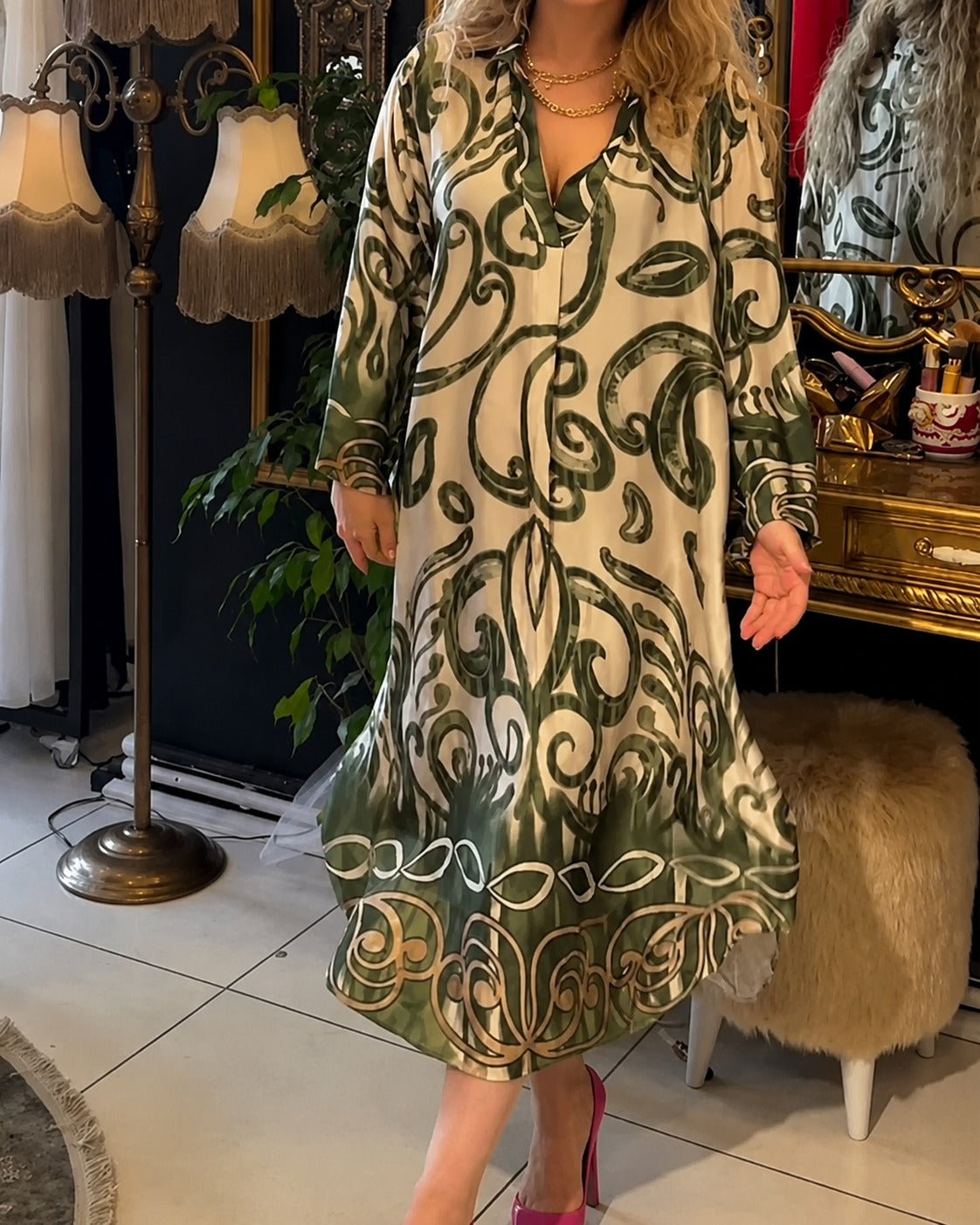 Paula - Robe Ample Élégante