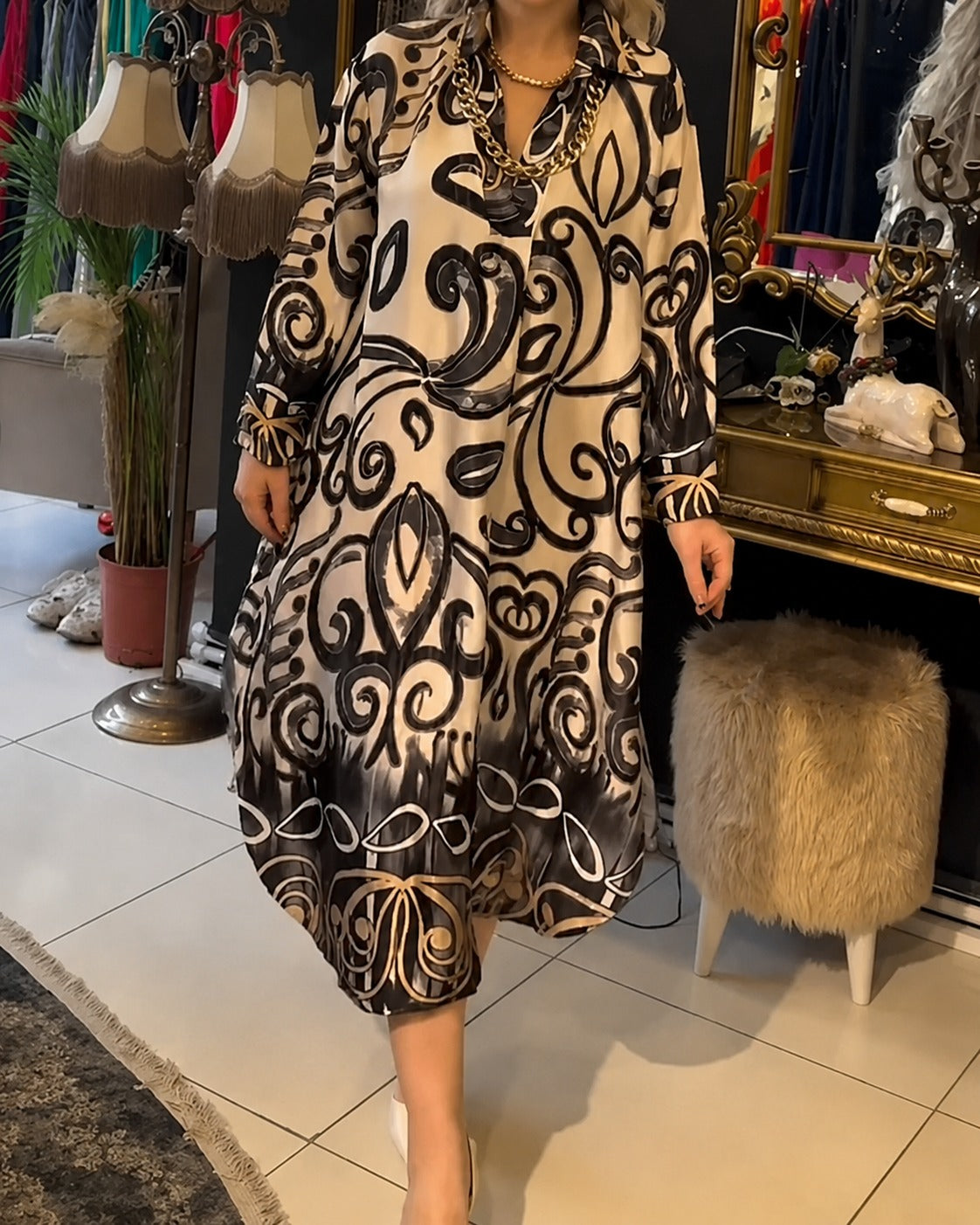 Paula - Robe Ample Élégante