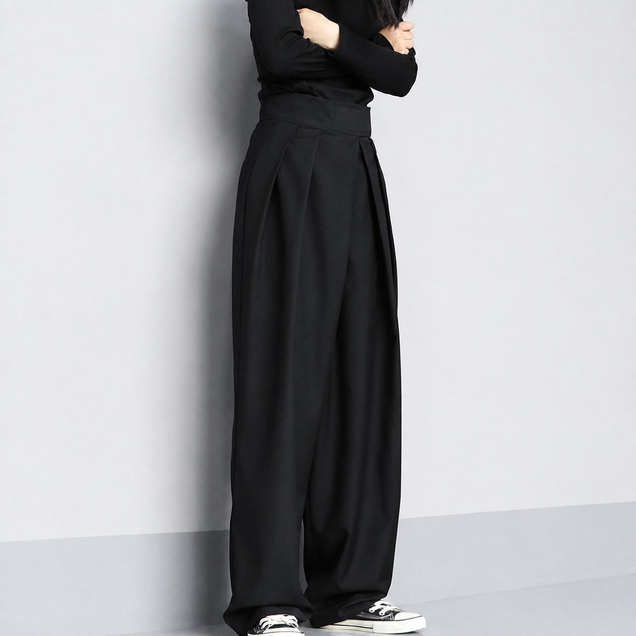 Marisa - Pantalon large à fermeture velcro