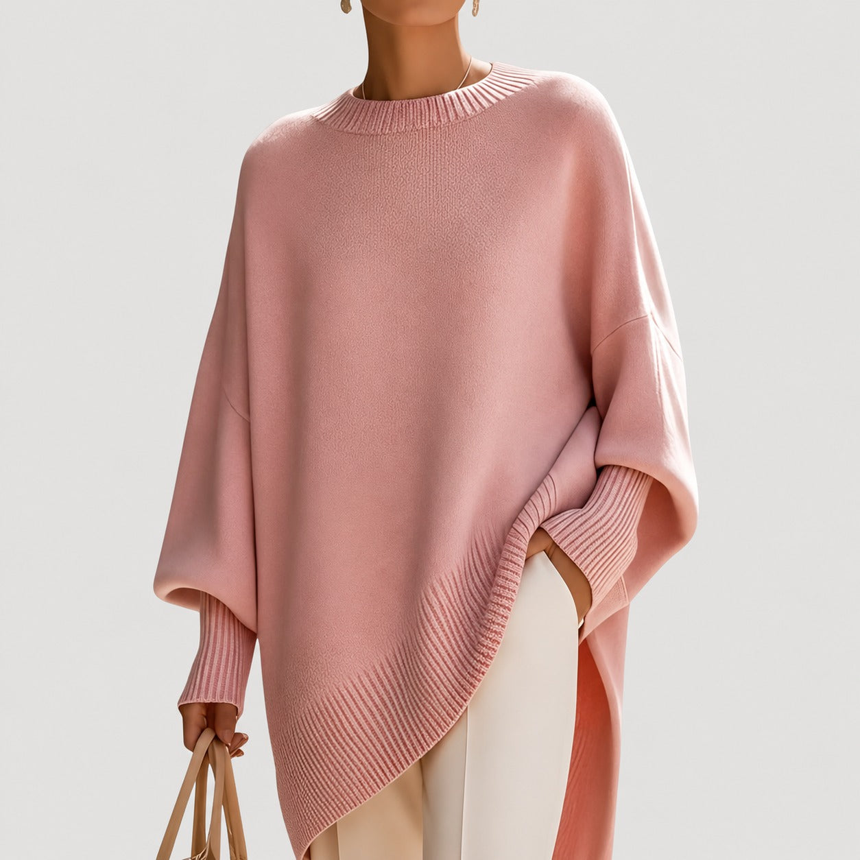 Pamella - Pull oversize à la mode pour femmes
