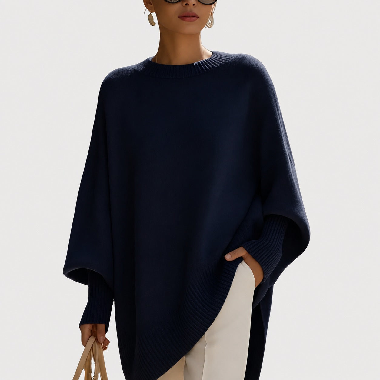 Pamella - Pull oversize à la mode pour femmes