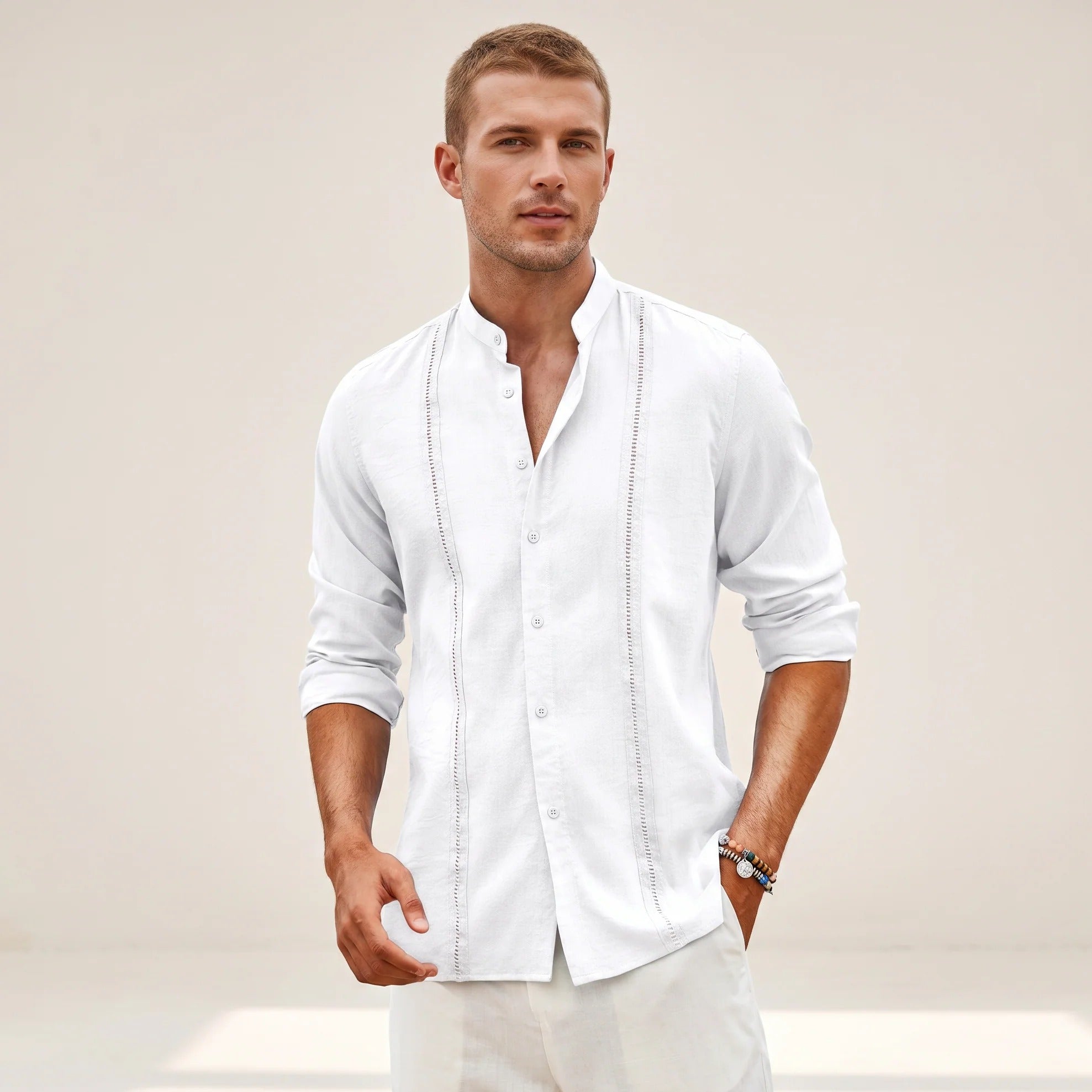 Olivier - Chemise Élégante Décorée