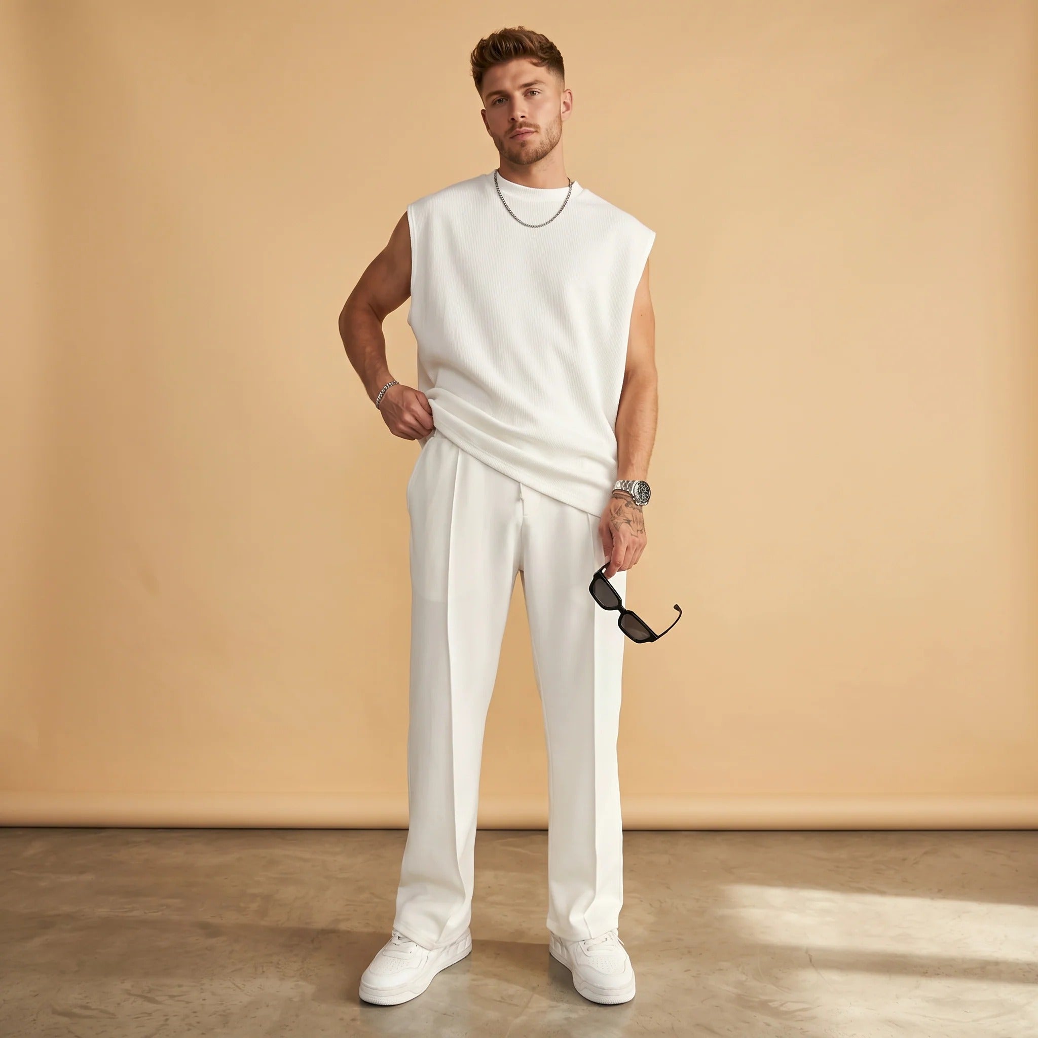 Kody - Ensemble Débardeur et Pantalon Minimaliste