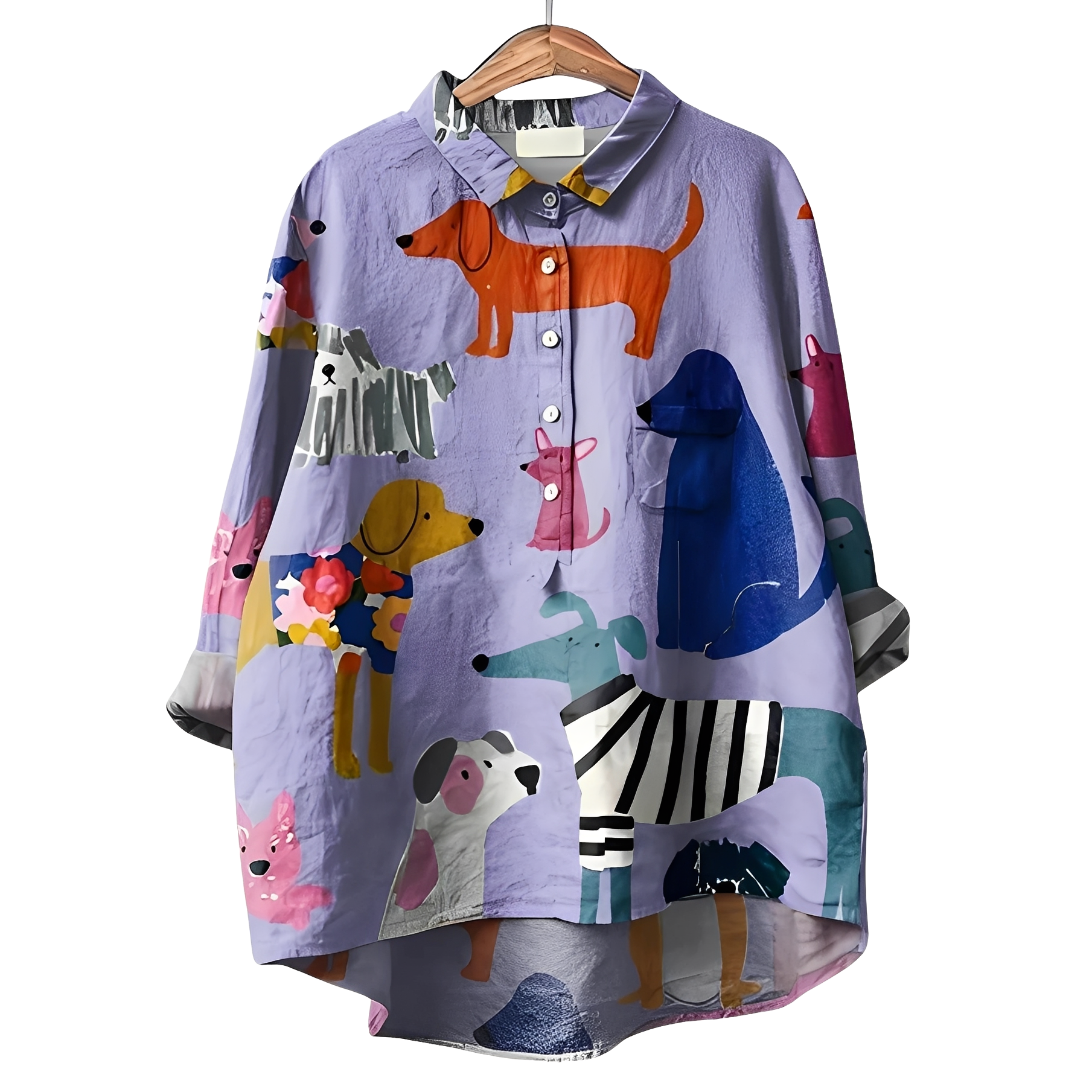 Eyden - Blouse imprimée à manches longues pour femmes